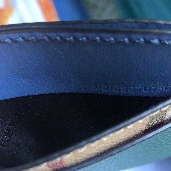 Burberry blue card holder - Picture 11 of 12